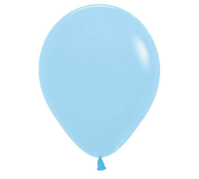 Pastel Matte Blue Latex Balloon 1ct, 11" 