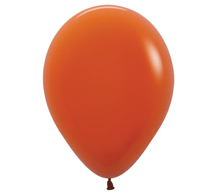 Deluxe Sunset Orange Latex Balloon 1ct, 11"