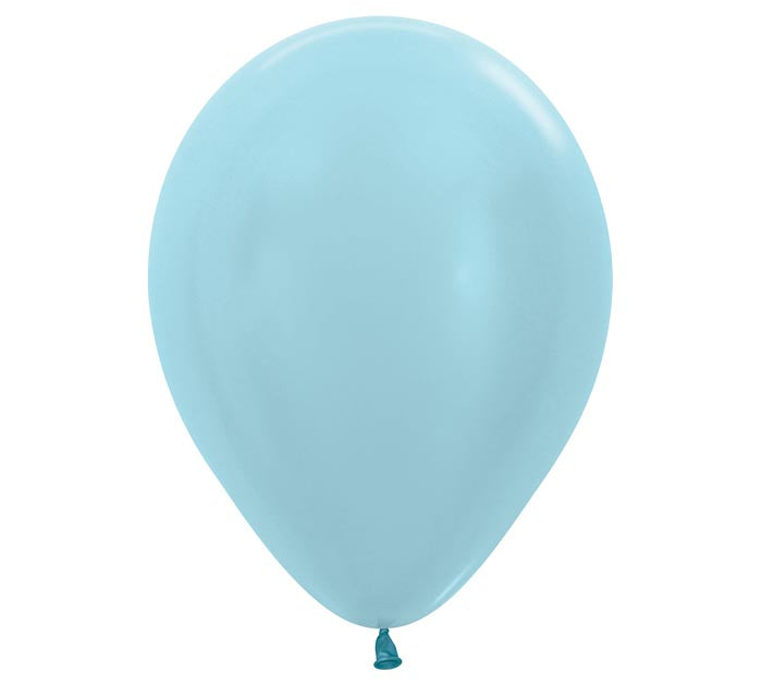 Pearl Blue Latex Balloon 1ct, 11&quot; 