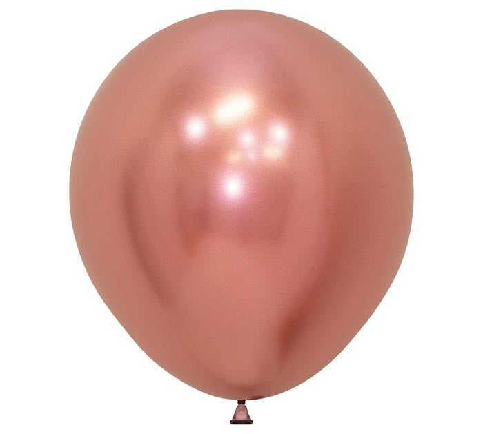 Reflex Rose Gold Latex Balloon 1ct, 18&quot;