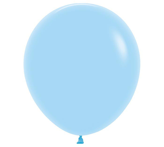 Pastel Matte Blue Latex Balloon 1ct, 18"