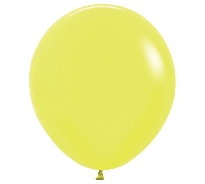 Neon Yellow Latex Balloon 1ct, 18"