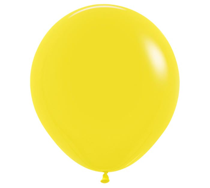 Fashion Yellow Latex Balloon 1ct, 18&quot; 