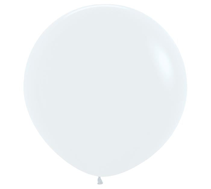 Fashion White Latex Balloon 1ct, 36&quot; 