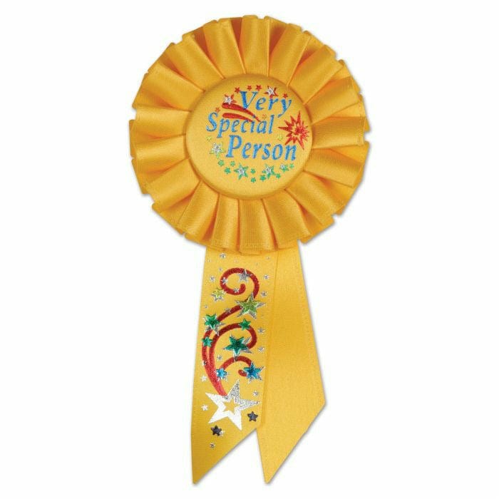 Beistle Company, INC. BOUTIQUE Very Special Person Rosette Rosette Assortment BIRTHDAY BOY