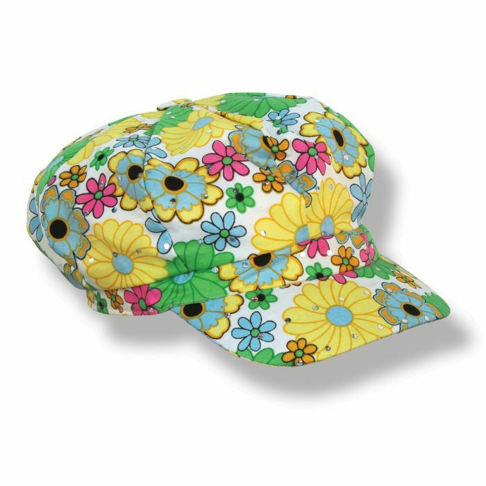 Beistle Company, INC. THEME Fabric 60&#39;s Flower Print Hat