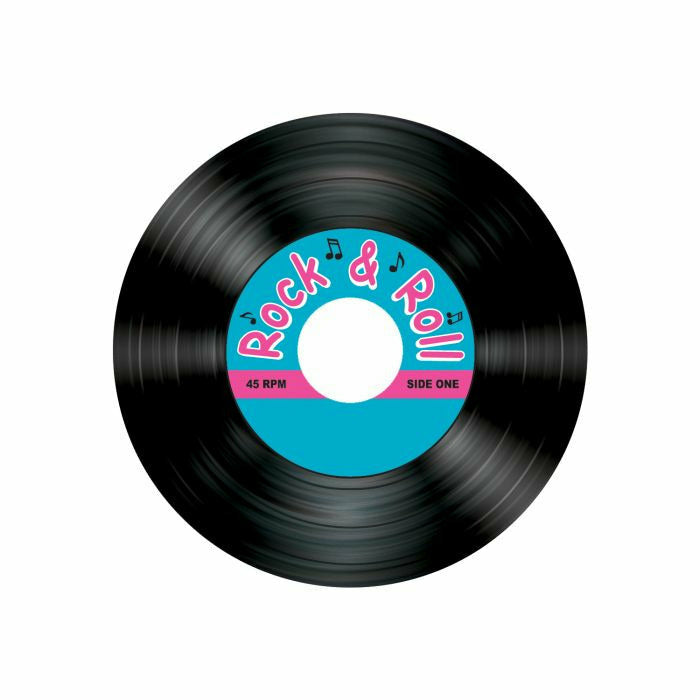 Beistle Company, INC. THEME Rock & Roll Record Coasters