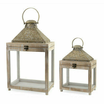 Boston International, Inc. BOUTIQUE Large Bee Bees Rectangular Lanterns