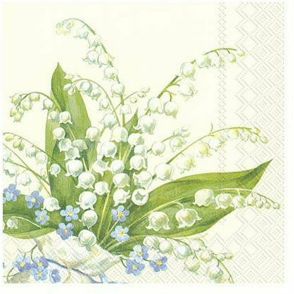 Boston International, Inc. BOUTIQUE NAPKINS CONVALLARIA CREAM LUNCH NAPKIN