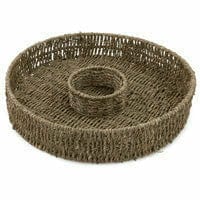 Boston International, Inc. BOUTIQUE SEAGRASS CHIP & DIP BASKET