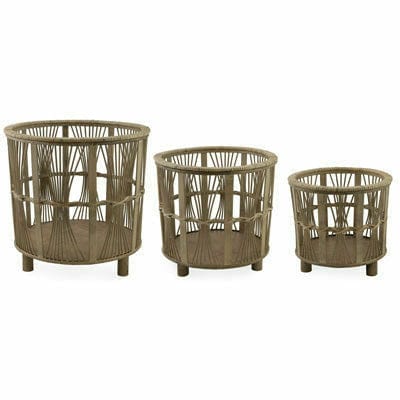 Boston International, Inc. BOUTIQUE WOVEN NESTING BASKETS