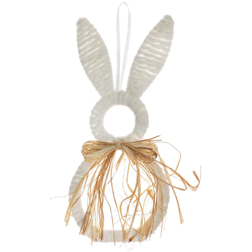 Boston International, Inc. HOLIDAY: EASTER RUFFLES COTTON BUNNY HANGING DECORATION