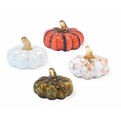 Boston International, Inc. HOLIDAY: FALL Orange Small Glass Pumpkins