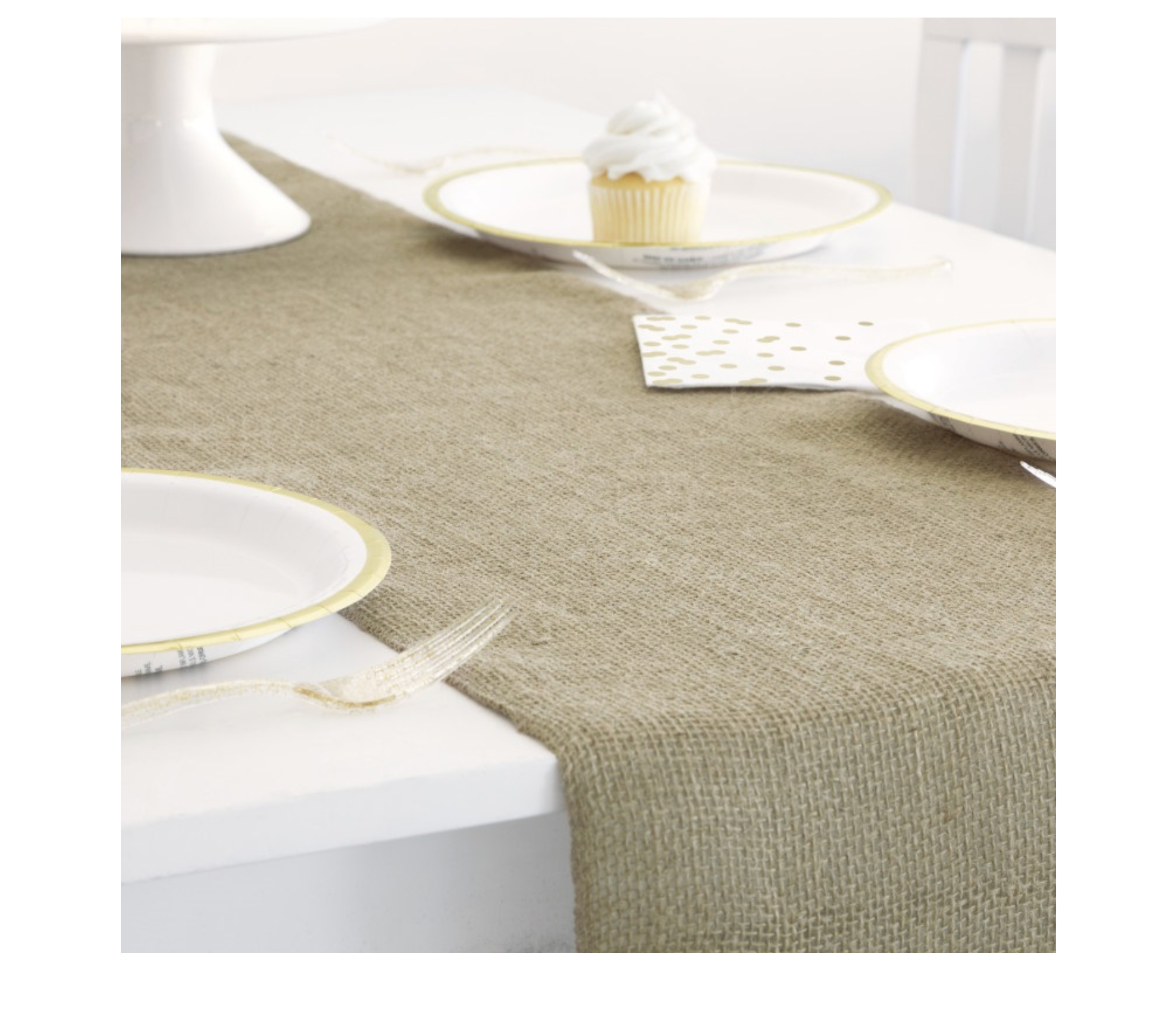 Burlap Table Runner &nbsp;5.9 ft