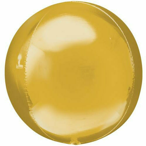 Burton and Burton BALLOONS 081 16&quot; Gold Orbz