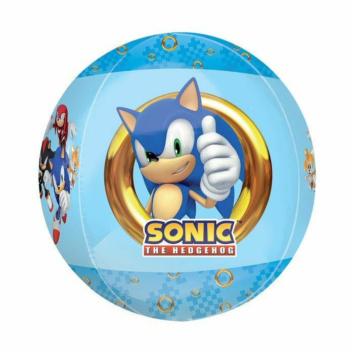 Burton and Burton BALLOONS 124 16&quot; ORBZ SONIC THE HEDGEHOG