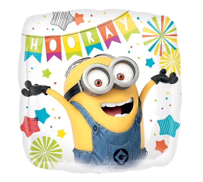 Burton and Burton BALLOONS 129 17" DESPICABLE ME BIRTHDAY PARTY FOIL BALLOON