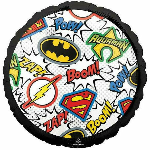 Burton and Burton BALLOONS 146 17" Justice League Foil