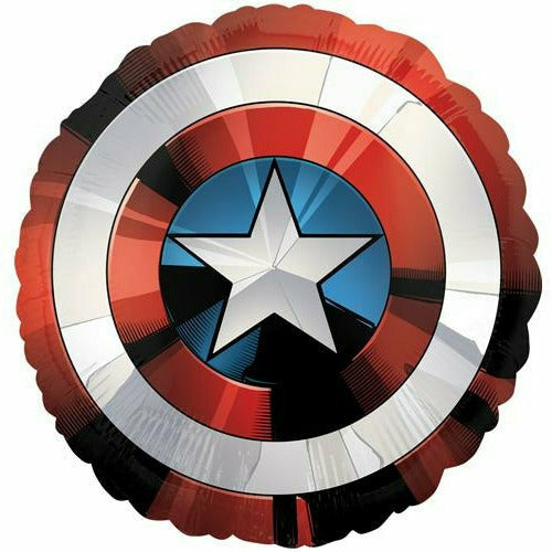 Burton and Burton BALLOONS 153 28" Captain American Shield Foil