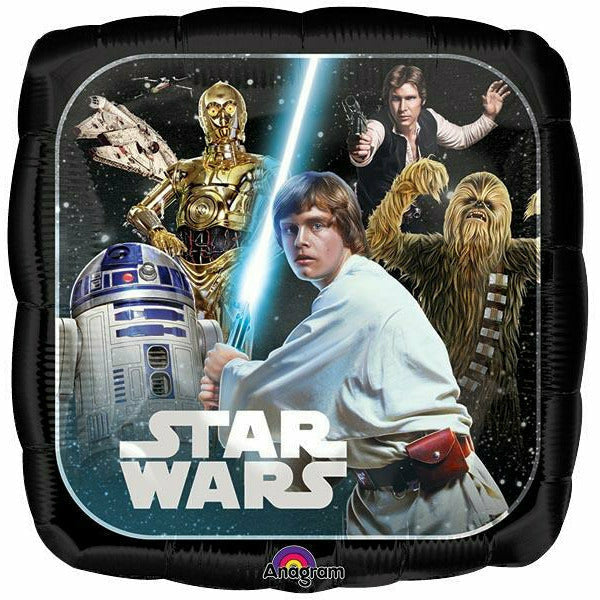 Burton and Burton BALLOONS 163 17&quot; Star Wars Classic Foil