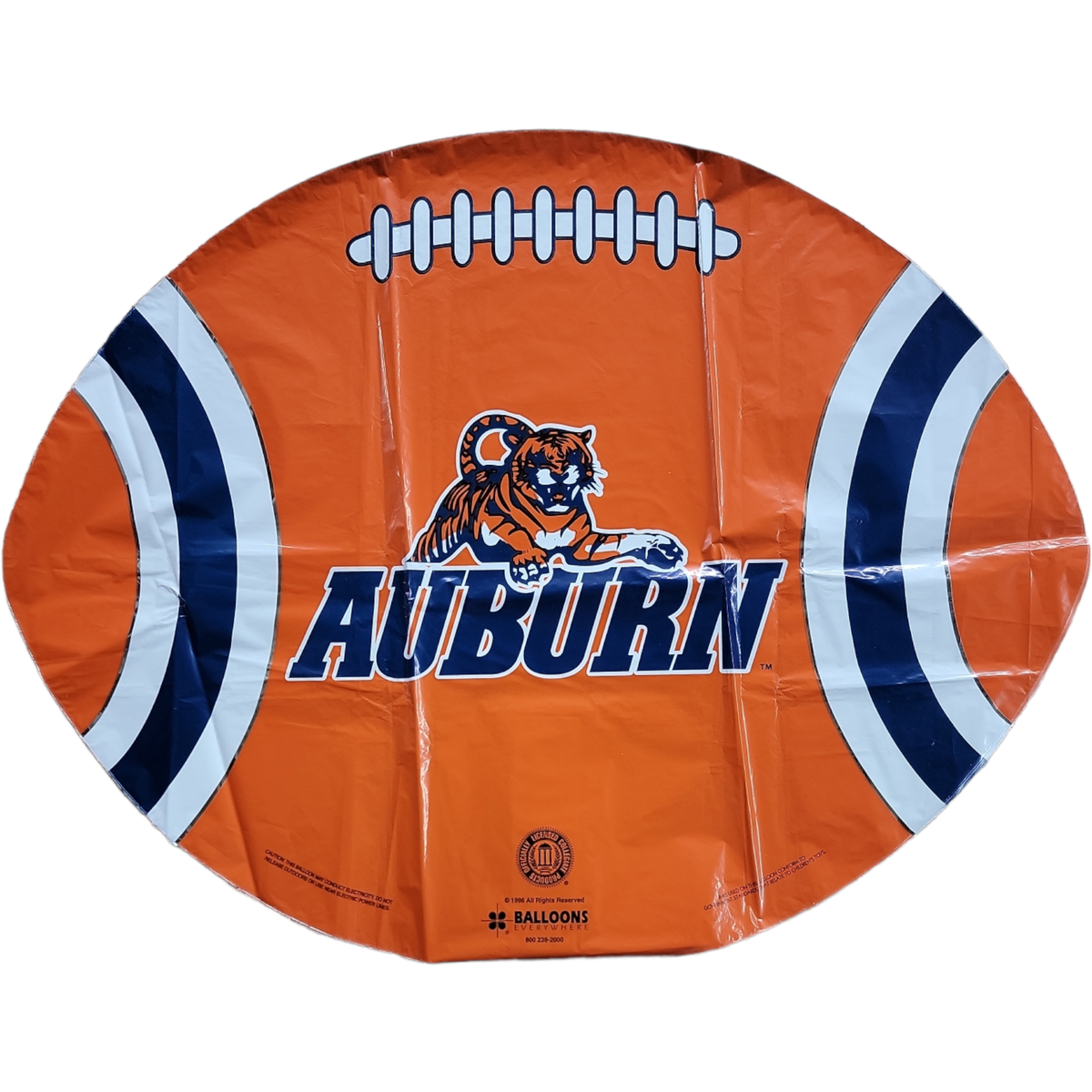 Burton and Burton BALLOONS 17&quot; Auburn Tigers Football Mylar Balloon