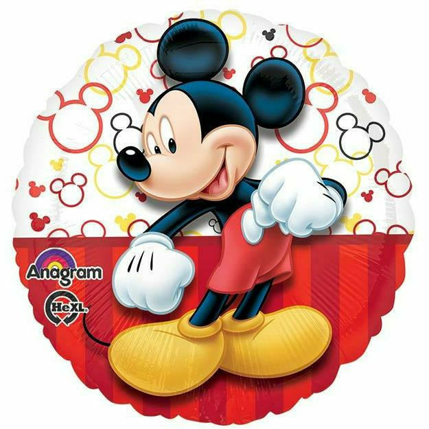 Burton and Burton BALLOONS 170 17&quot; Mickey Mouse Mylar Balloon