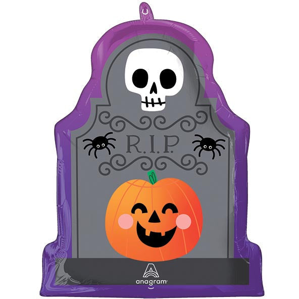 Burton and Burton BALLOONS 18" FUN SPOOKY TOMBSTONE SHAPED FOIL BALLOON