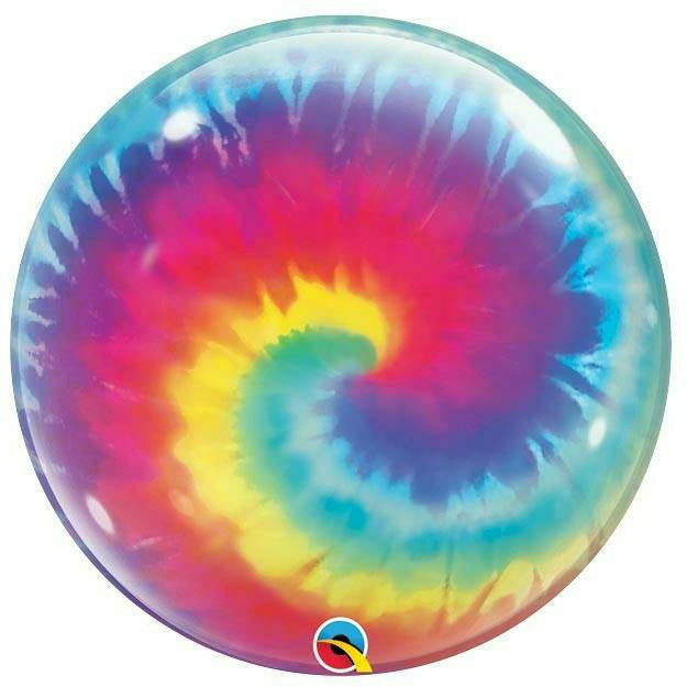 Burton and Burton BALLOONS 181 22&quot; Tie Dye Swirls Foil