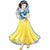 Burton and Burton BALLOONS 192 37" Snow White Jumbo Foil