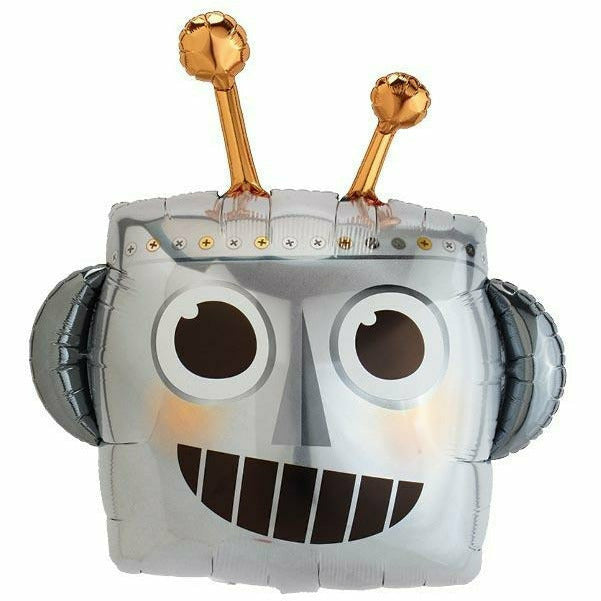 Burton and Burton BALLOONS 206 35" Robot Head Shape Foil