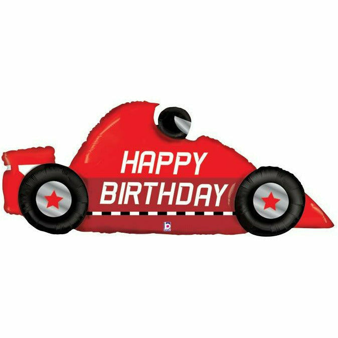 Burton and Burton Balloons 223A 56&quot;PKG RACE CAR BIRTHDAY