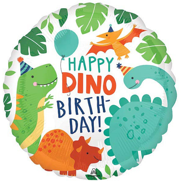 Burton and Burton BALLOONS 237 17" PKG DINOMITE BIRTHDAY PARTY BALLOON