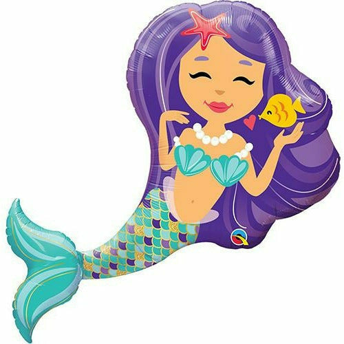 Burton and Burton BALLOONS 249 38&quot; Enchanting Mermaid Jumbo Foil