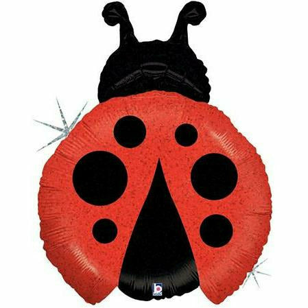 Burton and Burton BALLOONS 253A 27&quot; Ladybug Jumbo Foil