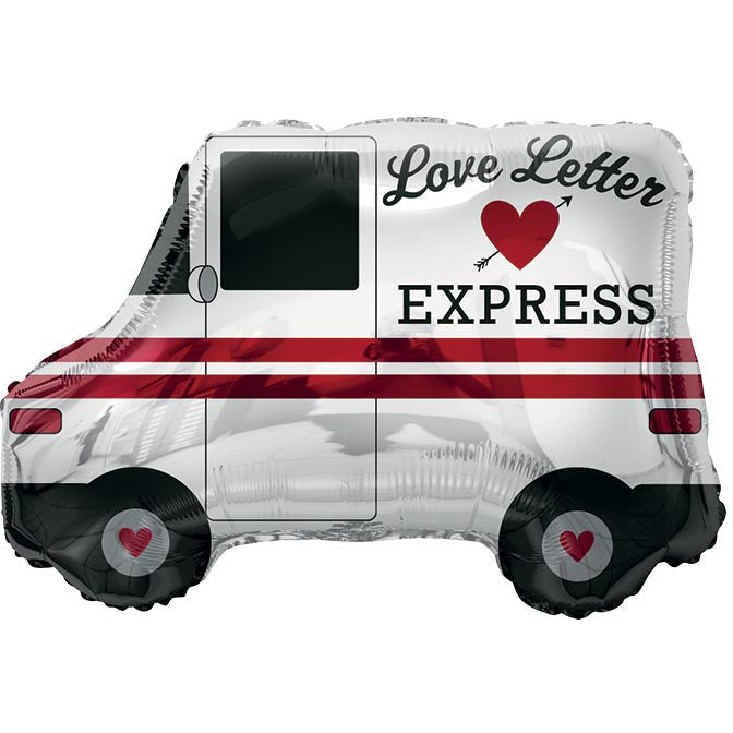 Burton and Burton BALLOONS 26&quot; Mail Truck Love Letter Express Shape Balloon