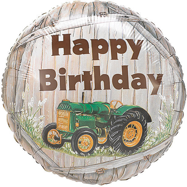 Burton and Burton BALLOONS 273a 17&quot; Tractor birthday