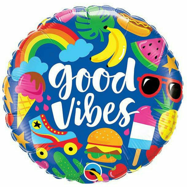 Burton and Burton BALLOONS 279 18" Good Vibes Foil