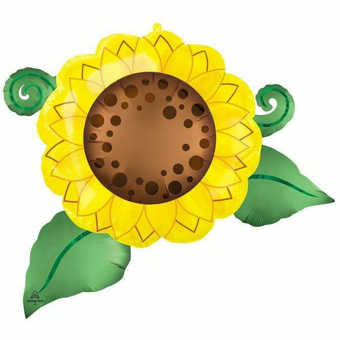 Burton and Burton BALLOONS 279A 30" PKG SUNFLOWER SHAPE SATIN LUXE