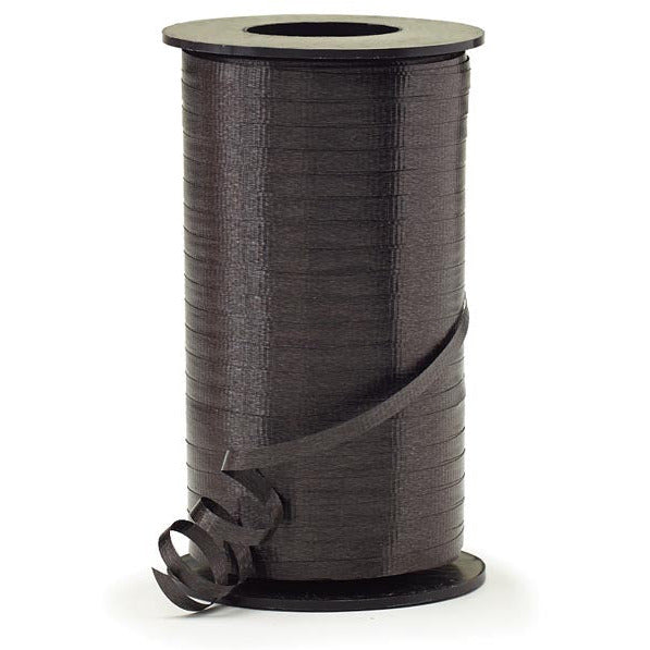 Burton and Burton BALLOONS 3/16" BLACK 550 YD Curling Ribbon