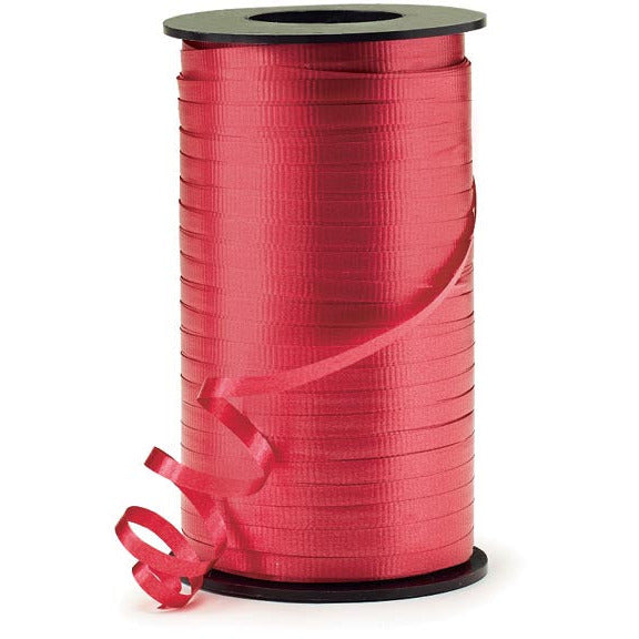 Burton and Burton BALLOONS 3/16" BRIGHT RED 550 YD Curling Ribbon