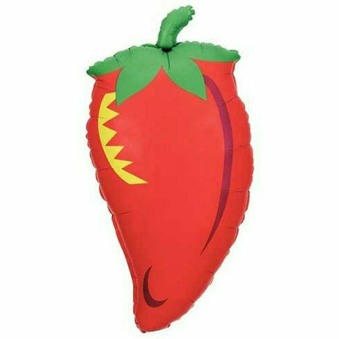 Burton and Burton BALLOONS 337 Fiesta Chili Pepper Jumbo 32&quot; Mylar Balloon