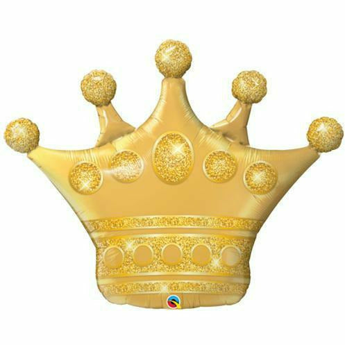 Burton and Burton BALLOONS 344 41&quot; Golden Crown Jumbo Foil