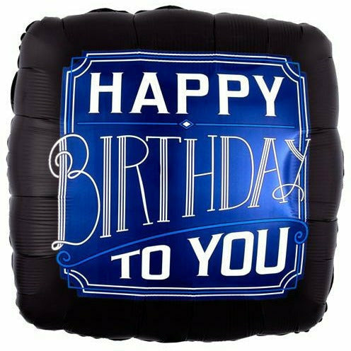 Burton and Burton BALLOONS 383 18&quot; Happy Birthday to You Foil