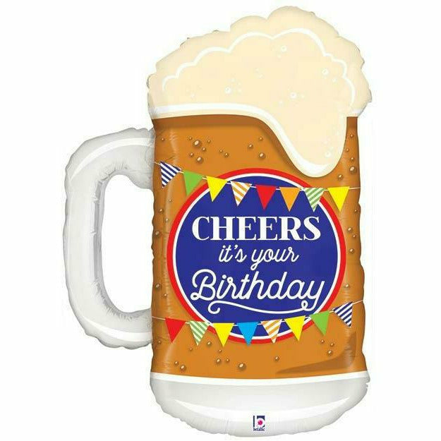 Burton and Burton BALLOONS 449 34&quot; Cheer Birthday Foil