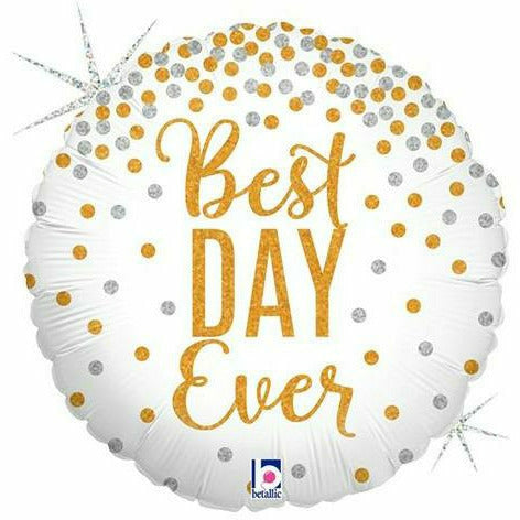 Burton and Burton BALLOONS 483A 18" Best Day Ever Foil