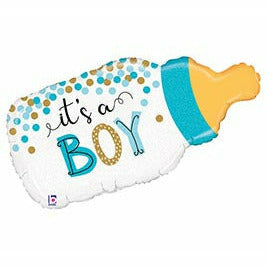 Burton and Burton BALLOONS 499A 33&quot; BOY BABY BOTTLE