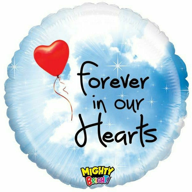 Burton and Burton BALLOONS 504 21&quot; Forever In Our Hearts Foil