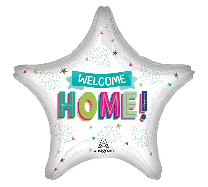 Burton and Burton BALLOONS 526 28" WELCOME HOME STAR JUMBO