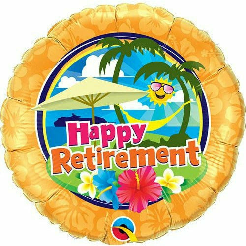 Burton and Burton BALLOONS 528 18" Happy Retirement Foil