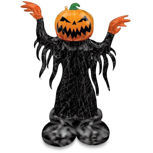 Burton and Burton Balloons 53&quot; PKG AIRLOONZ PUMPKIN HEAD GHOST